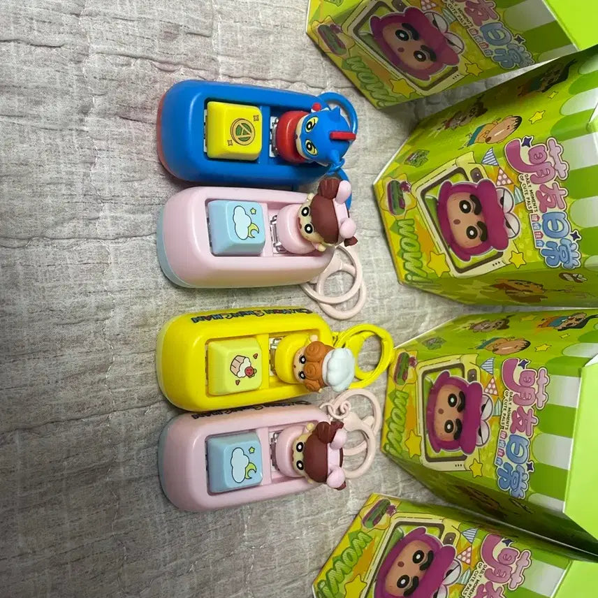 [BUNJANG] Crayon Shin-chan Clicker Keyring / [새상품] 정품 짱구 키캡 짱구 클리커 키링