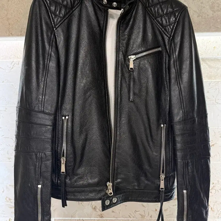 [BUNJANG] DSQUARED2 Leather Jacket / 48) 디스퀘어드2 레더 자켓