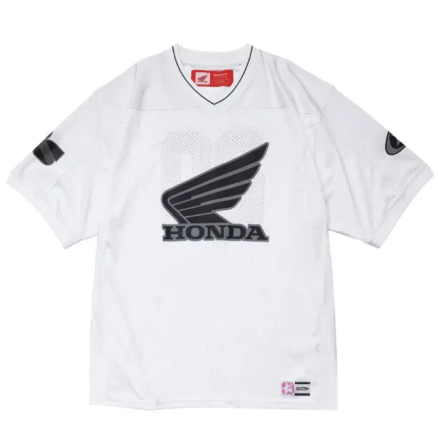 [BUNJANG] Honda Original Wing Logo Mesh T-Shirt (Size S) / (S)혼다 오리지널 윙 로고 메쉬 티셔츠