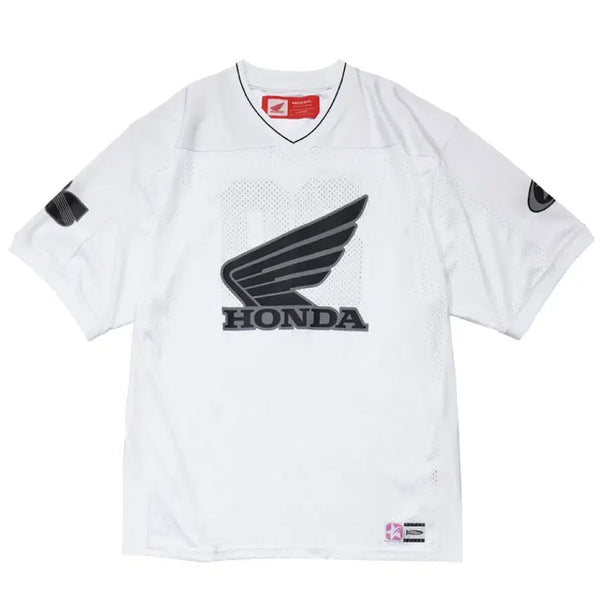 [BUNJANG] Honda Original Wing Logo Mesh T-Shirt (Size S) / (S)혼다 오리지널 윙 로고 메쉬 티셔츠