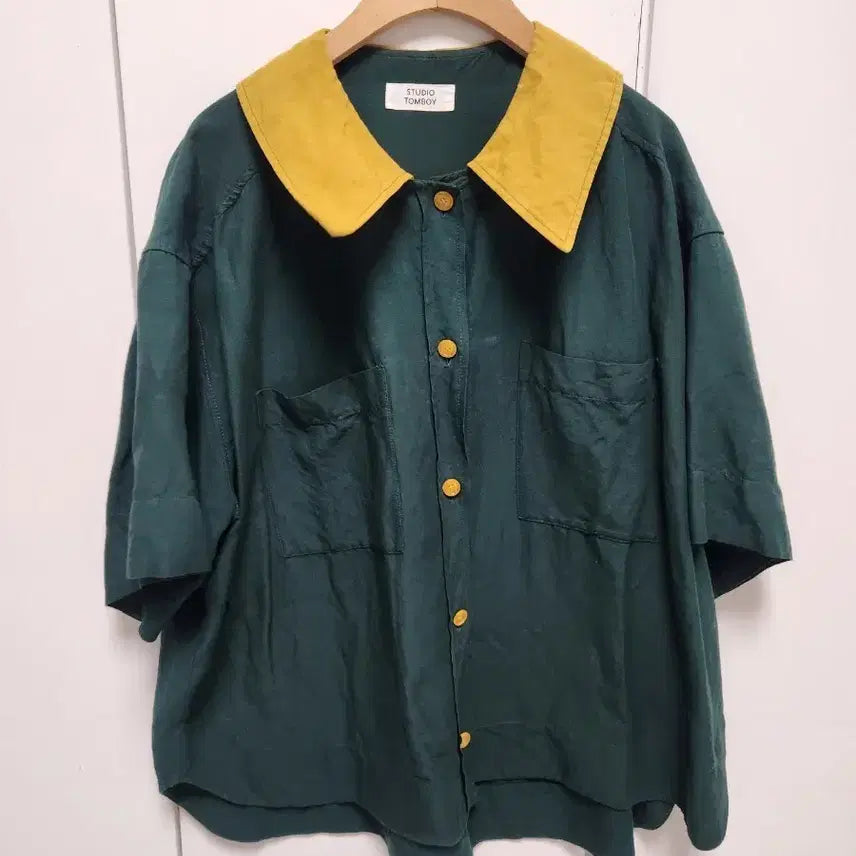 [BUNJANG] Studio Tomboy Flat Collar Blouse / 스튜디오 톰보이 플랫카라 블라우스