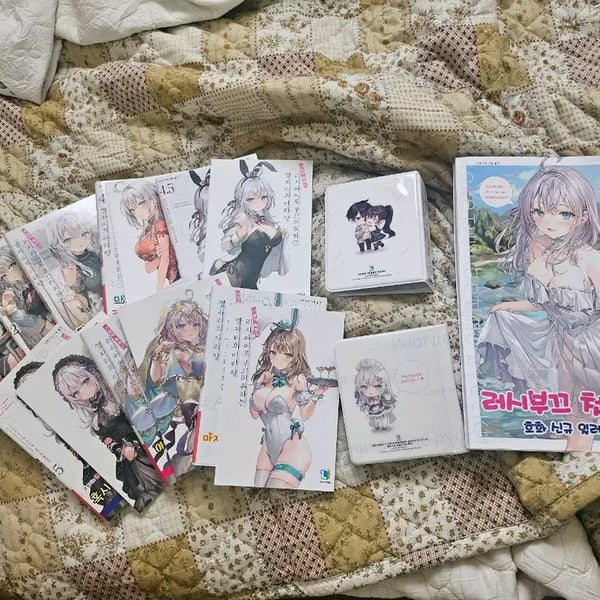 [BUNJANG] My Clueless First Friend: Complete Manga Set Volumes 1-7 + Special Edition Artbook / (급전)가끔씩 툭하고 러시아어로 부끄러워하는 옆자리에 아랴양 1권부터 7권+화집 특별판 올 초판 판매합니다