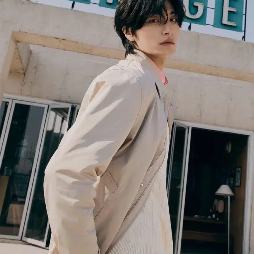 [BUNJANG] Beanpole Men Medium Jacket (Ivory) / (새상품) 빈폴 멘 미디엄 자켓
