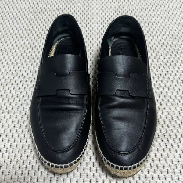 [BUNJANG] Hermes Trip Espadrille Loafer Black Size 42 / 에르메스 트립 에스파드리유 로퍼 블랙 42