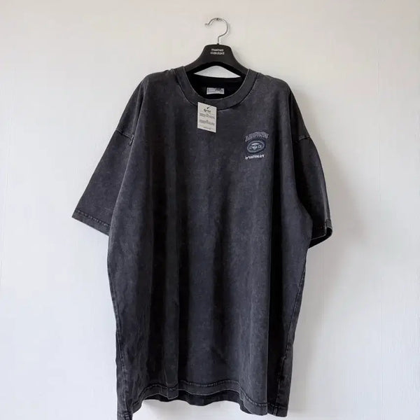[BUNJANG] AAPE BY A BATHING APE Main Logo T-Shirt Charcoal / AAPE FANCY MAIN TEE
