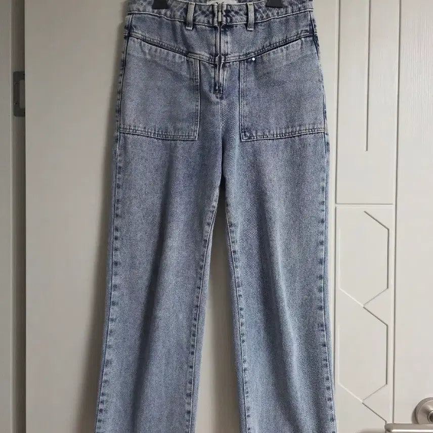 [BUNJANG] ba&sh Washed Wide Leg Denim Pants / ba&sh 와이드 팬츠 워싱 데님(정품)