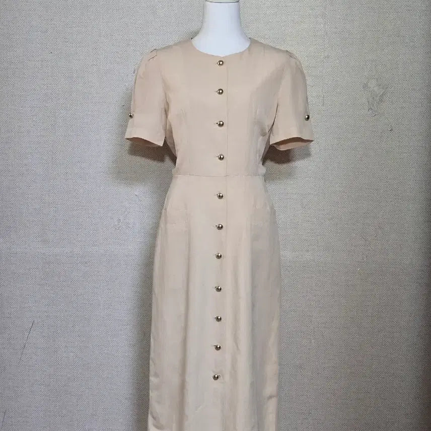 [BUNJANG] Sienne Linen Long Dress S / 시엔느)린넨 롱원피스S