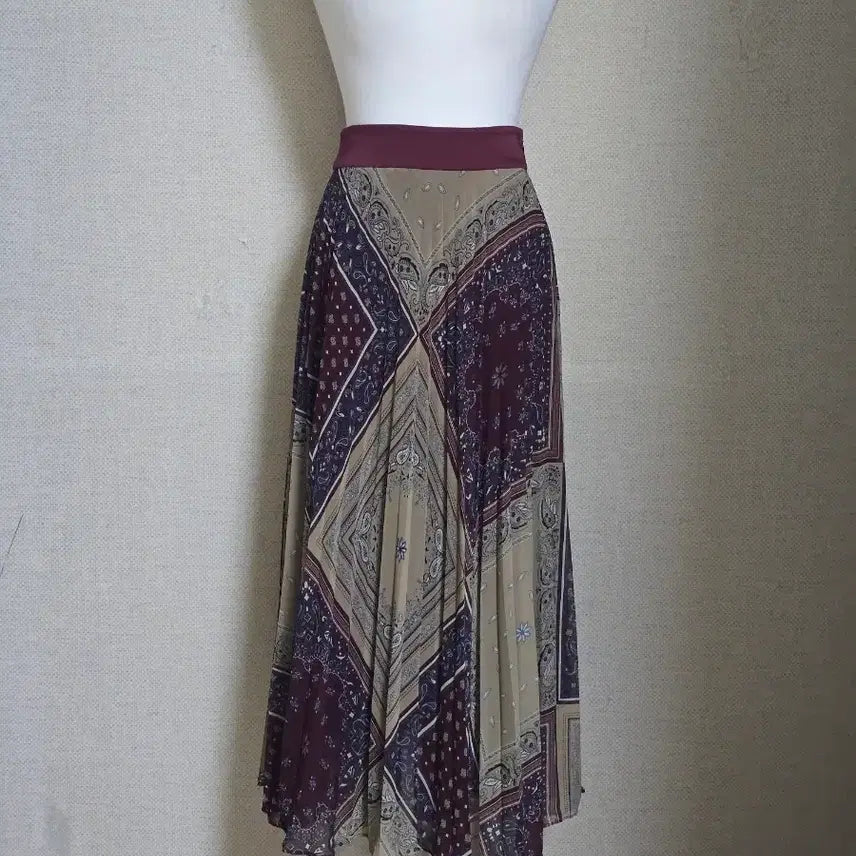 [BUNJANG] United Colors of Benetton Chiffon Pleated Long Skirt / 베네통)쉬폰 플리츠 롱스커트55