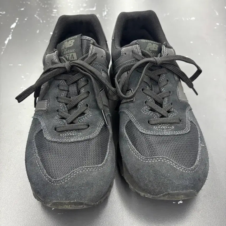 [BUNJANG] New Balance 574 Triple Black Shoes / 뉴발란스 574 트리플블랙 280
