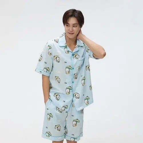 [BUNJANG] SPAOO Nongdamgom Short Sleeve Pajama Set L / 스파오 농담곰 반팔 파자마 L