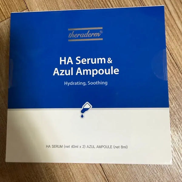 [BUNJANG] Theraderm HA Serum & Azulene Ampoule Set (Sealed) / 쎄라덤 세럼 & 아줄 앰플 미개봉 새상품