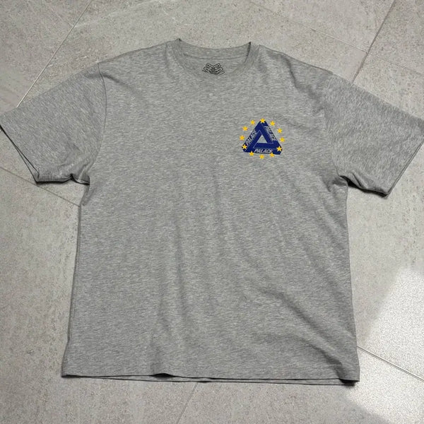 [BUNJANG] Palace EU Tri-Logo T-Shirt Grey / [새상품] 팔라스 EU 트라이 티셔츠 반팔 M사이즈 새상품