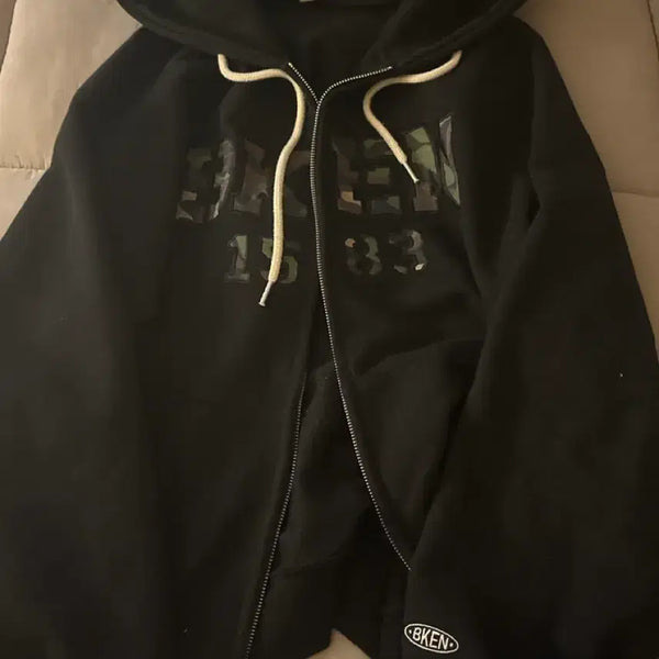[BUNJANG] VAKEN Hooded Zip-Up / 바켄 후드집업