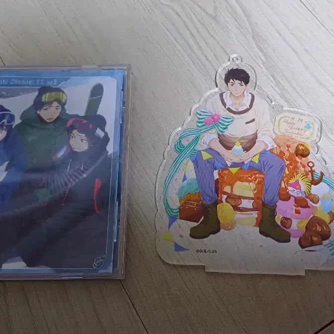[BUNJANG] Free! Iwatobi Channel ES Vol. 2 CD & Sosuke Yamazaki Birthday Acrylic Stand Bundle Set / Free! 이와토비 채널 ES Vol.2 CD 및 야마자키 소스케 생일 아크릴 스탠드 일괄