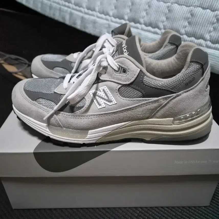 [BUNJANG] New Balance 992 Grey (New Model) Sneakers / [260] 뉴발란스 992 그레이 신형 팝니다