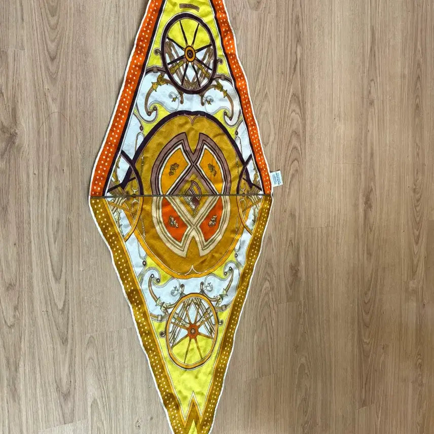 [BUNJANG] Hermes Cashmere Silk Rosanges Scarf / 에르메스 캐시미어 실크 로장지 스카프