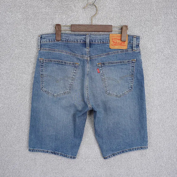 [BUNJANG] Levi's 405 Men's Washed Stretch Denim Shorts Size 33-34 / 리바이스 405 남성 워싱 스판 데님 반바지 33-34size