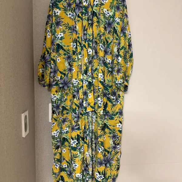 [BUNJANG] Lovlov Flower Long Robe / lovlov 로브로브 플라워 롱 로브