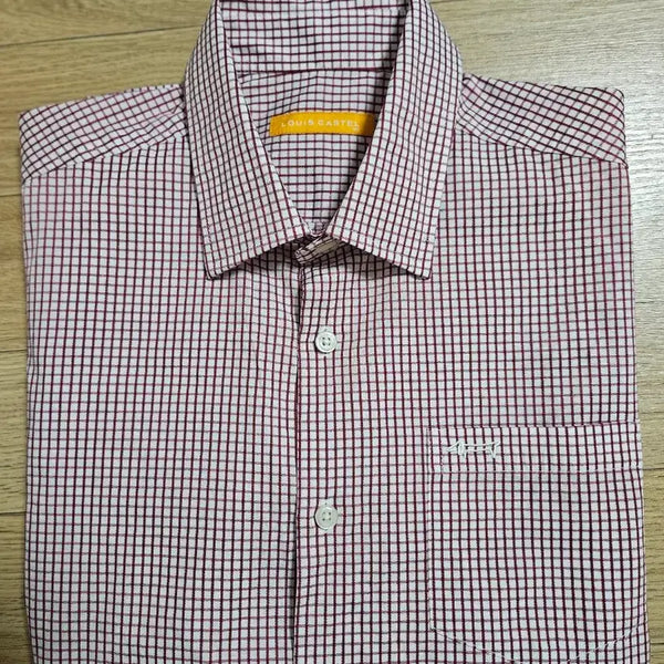 [BUNJANG] Louis Quatorze Checkered Shirt / 루이까또즈 체크 남방 셔츠 100