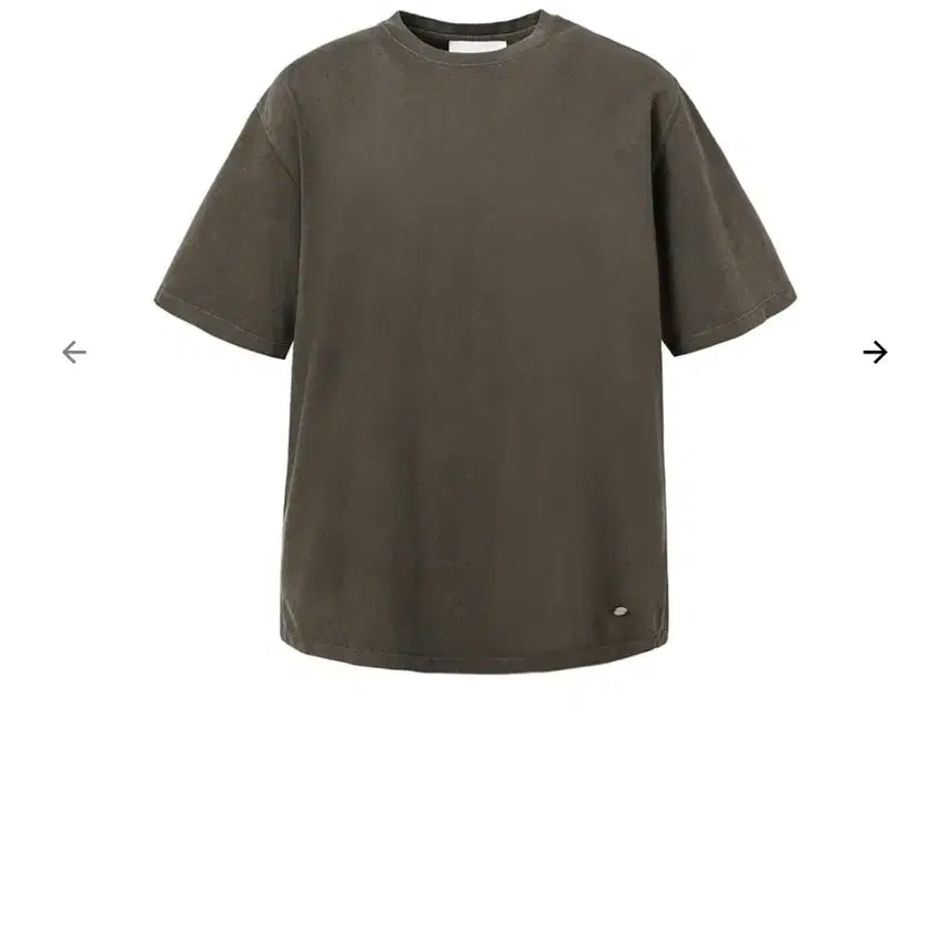 [BUNJANG] Amomento Garment Dye T-Shirt Brown / 아모멘토 가먼트 다잉 티셔츠 브라운