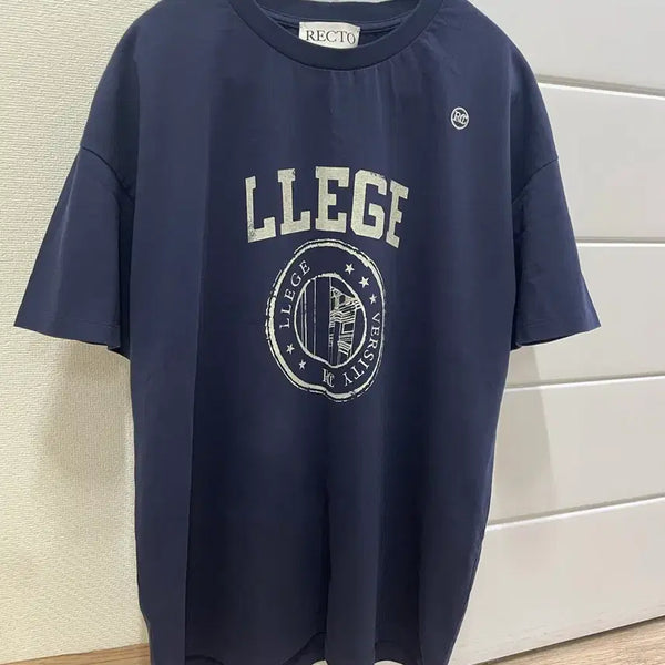 [BUNJANG] RECTO Short Sleeve T-Shirt Navy M / 렉토 반팔 판매합니다