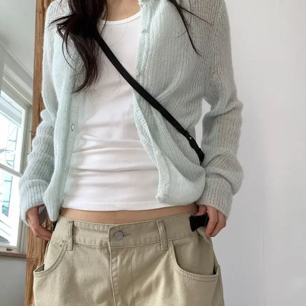 [BUNJANG] LITKIM Mint Cardigan / 릿킴 가디건 민트