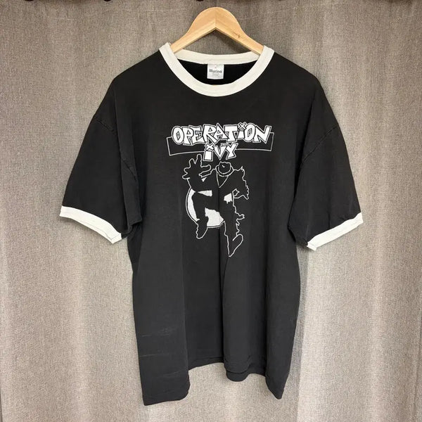 [BUNJANG] Operation Ivy 80s Vintage Ringer T-Shirt XL / 80s 오퍼레이션 아이비 Operation Ivy 빈티지 링거 티셔츠 XL