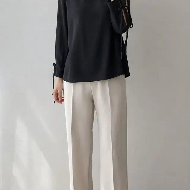 [BUNJANG] System Acetate Blend Open Sleeve Blouse / 한섬 시스템 블라우스
