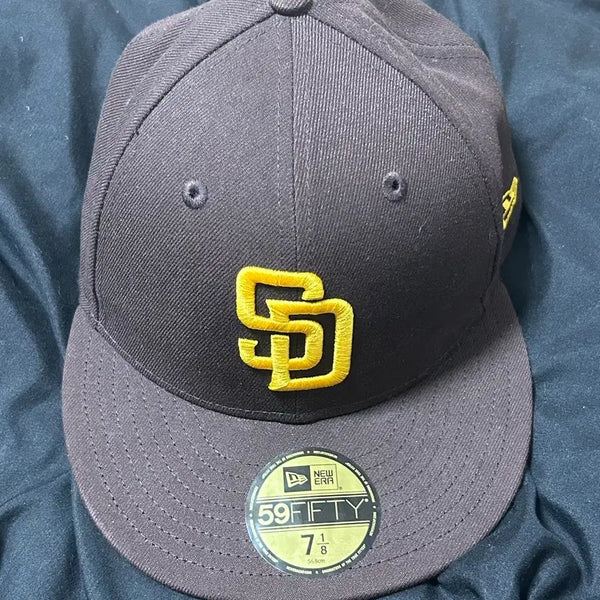 [BUNJANG] New Era MLB Authentic San Diego Padres Fitted Cap Game Brown / 뉴에라 엠엘비 스냅백 MLB 어센틱 샌디에이고 파드리스 피티드캡 게임 브라운