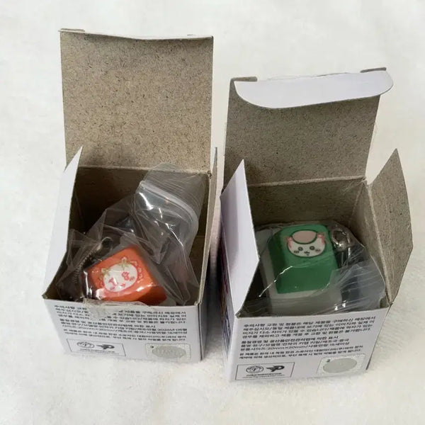 [BUNJANG] Chiikawa Clicker Keycap Keychain (Kurimanju, Shisa) / 치이카와 클리커 키링 키캡 먼작귀 시사 쿠리만쥬 (우사기교환도구해여)