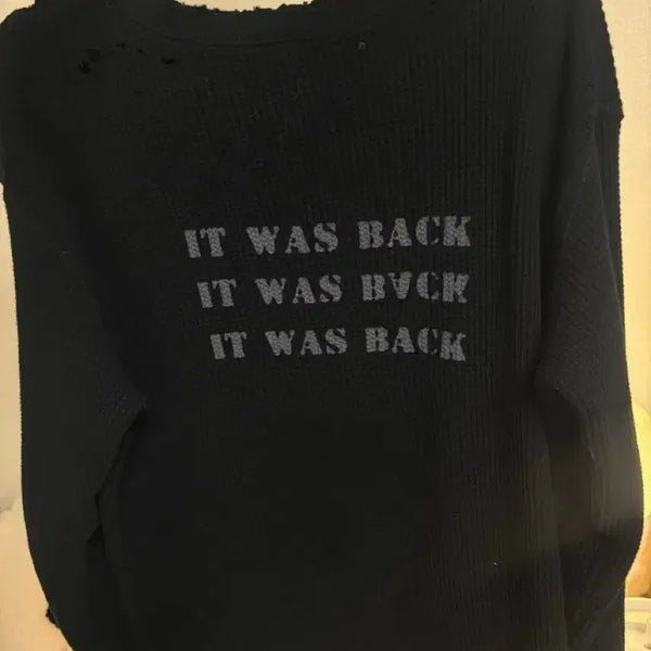 [BUNJANG] Standalone Distressed Waffle T-Shirt, Black / (이번주만 이 가격)스탠드얼론 DISTRESSED WAFFLE T-SHIRT, BLACK