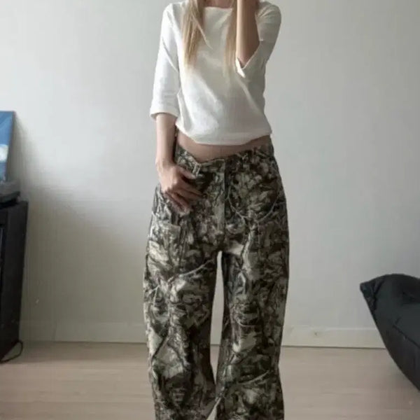 [BUNJANG] NEEDLE x ERTR Real Tree Denim Pants / [NEEDLE 니들 X ERTR ] Real Tree Denim Pant
