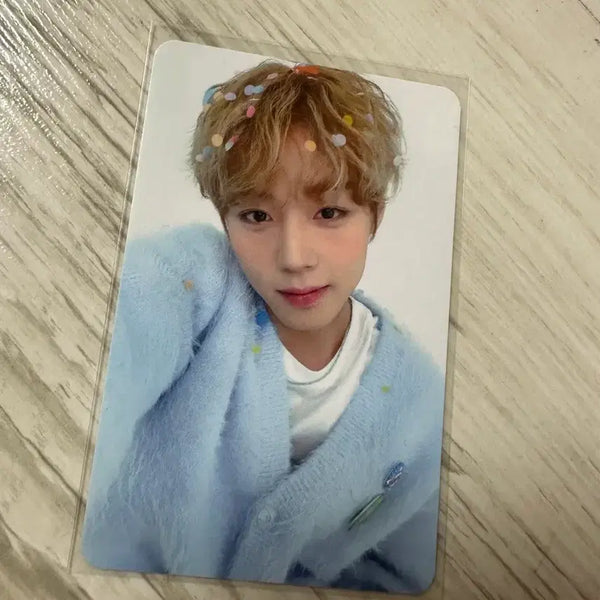 [BUNJANG] Park Jihoon Birthday MD Milk Glass Photocard / 박지훈 생일MD 밀크글라스 포카 판매합니다