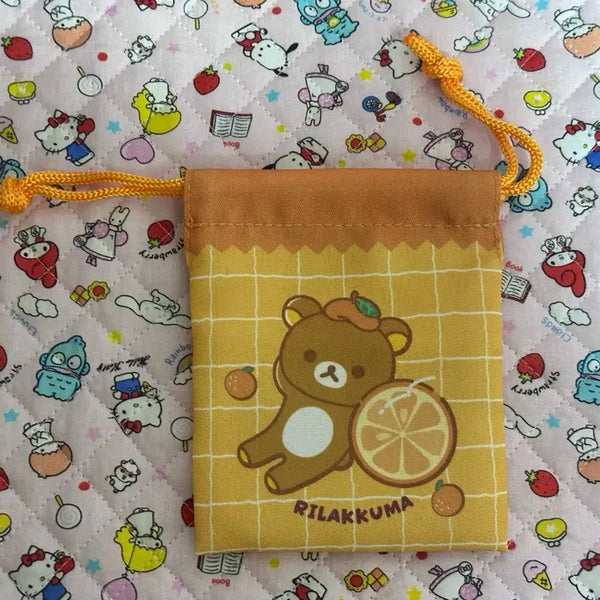 [BUNJANG] San-X Rilakkuma Pouch / 산엑스 후르츠 복조리 파우치 리락쿠마