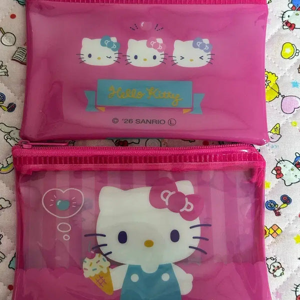 [BUNJANG] Sanrio Kitty PVC Pouch / 산리오 키티 pvc 파우치