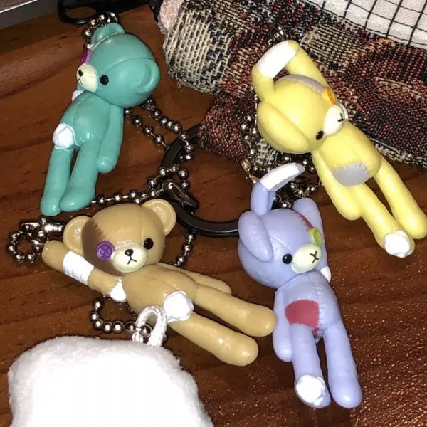 [BUNJANG] Woori Bongje Ingan Gacha Rabbit Bear Keychain / (새상품) 우리는 봉제인간 가챠 토끼 곰 키링