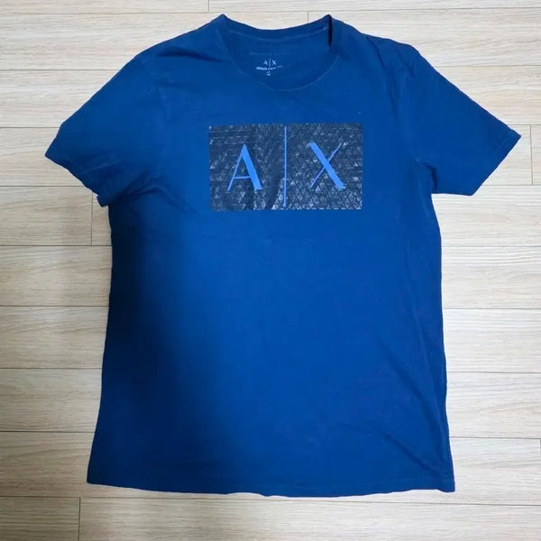 [BUNJANG] Armani Exchange Blue Men's Slim Fit Short Sleeve T-Shirt M / 30만원 알마니 익스체인지 블루 남성 슬림핏 반팔 티셔츠 M가슴둘레100 새거
