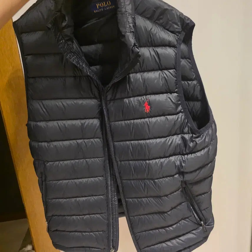 [BUNJANG] Polo Ralph Lauren Black Padded Vest (M) / 폴로 패딩베스트 블랙 m