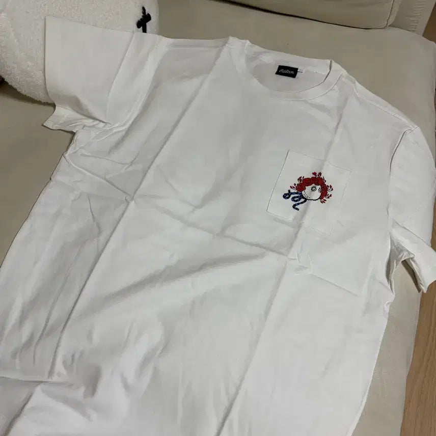 [BUNJANG] Malbon White T-Shirt L / 새제품 말본 화이트 티셔츠L