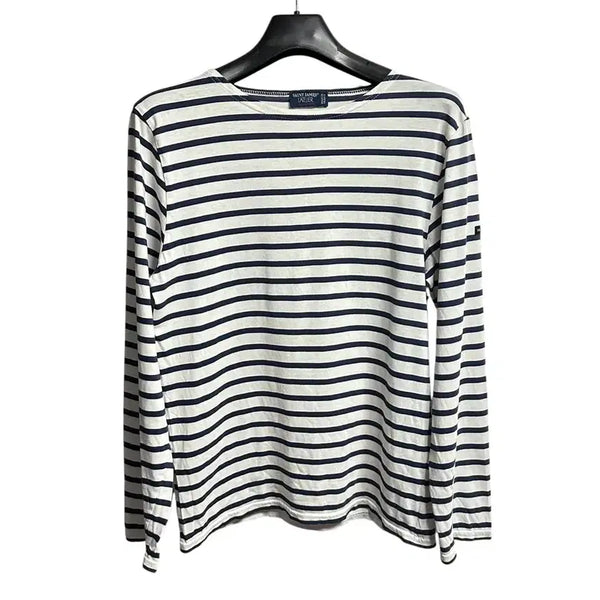 [BUNJANG] Saint James Striped Boatneck Long Sleeve T-Shirt XS / 세인트제임스 스트라이프 보트넥 긴팔티셔츠 XS