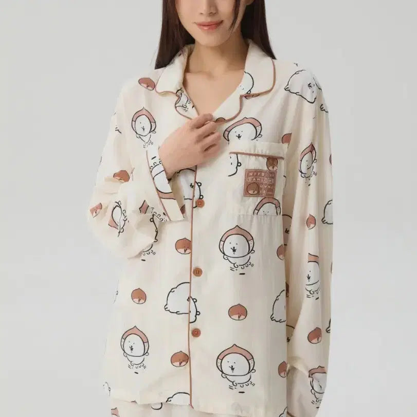 [BUNJANG] SPAO Nunkomgong Long Sleeve Pajamas L / 스파오 농담곰 긴팔잠옷 파자마 L