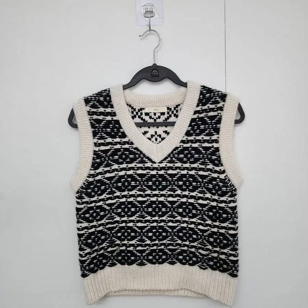 [BUNJANG] RECTO Cashmere Knit Cropped Vest / [RECTO 렉토] 90 55 여 니트조끼 크롭조끼 캐시미어조끼