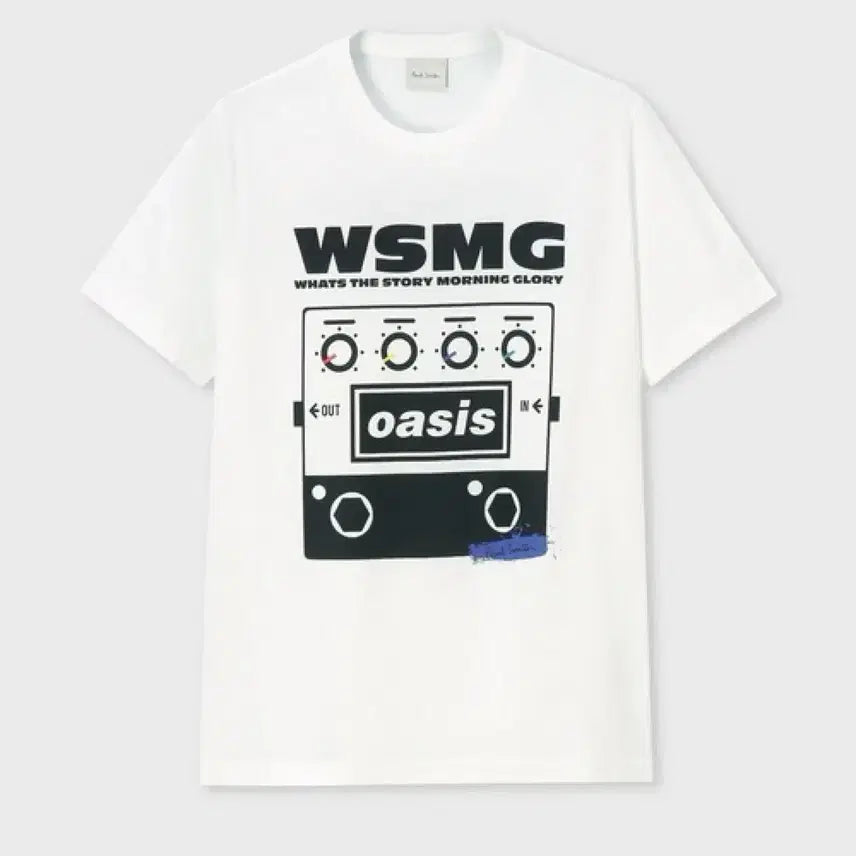 [BUNJANG] Paul Smith x Oasis Morning Glory T-Shirt White (Size S) / 새상품) 폴 스미스 x 오아시스 모닝 글로리 티셔츠 S