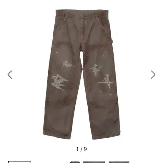 [BUNJANG] Kamiya Boro Painter Pants Grey / 카미야 kamiya Boro Painter Pants (G11PT026) 그레이s