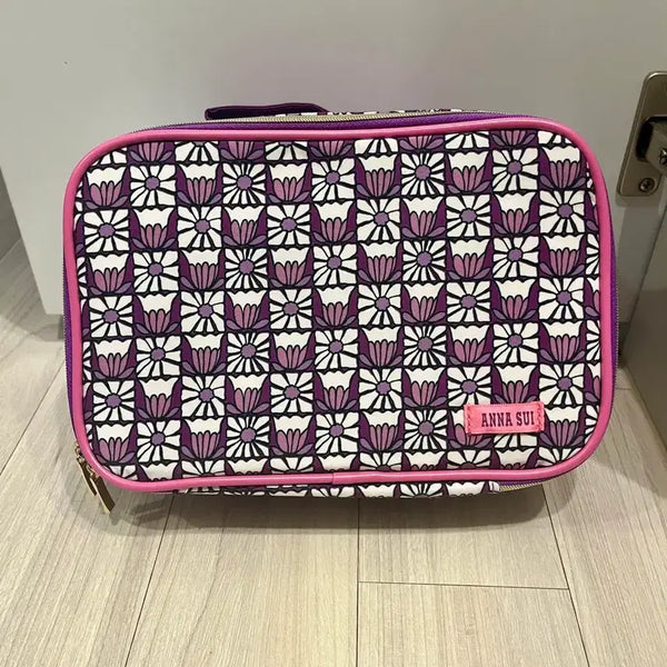 [BUNJANG] Anna Sui Pattern Travel Vanity Pouch / 안나수이 트래블 베니티 파우치
