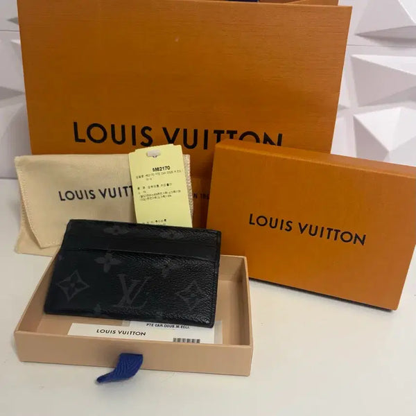 [BUNJANG] Louis Vuitton Monogram Eclipse Card Holder / [정품 풀구성] 루이비통 모노그램 이클립스 카드지갑