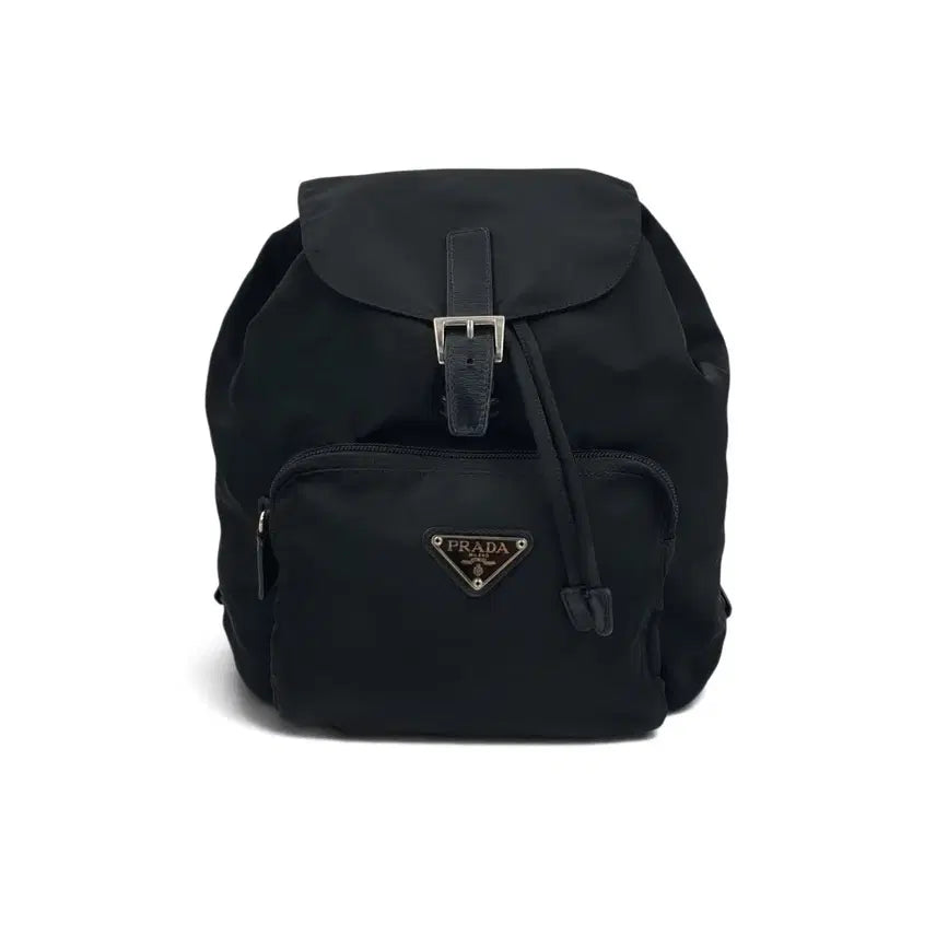 [BUNJANG] Prada Re-Nylon One-Pocket Backpack Black B4650F / 프라다 리나일론 원포켓 블랙 백팩 B4650F