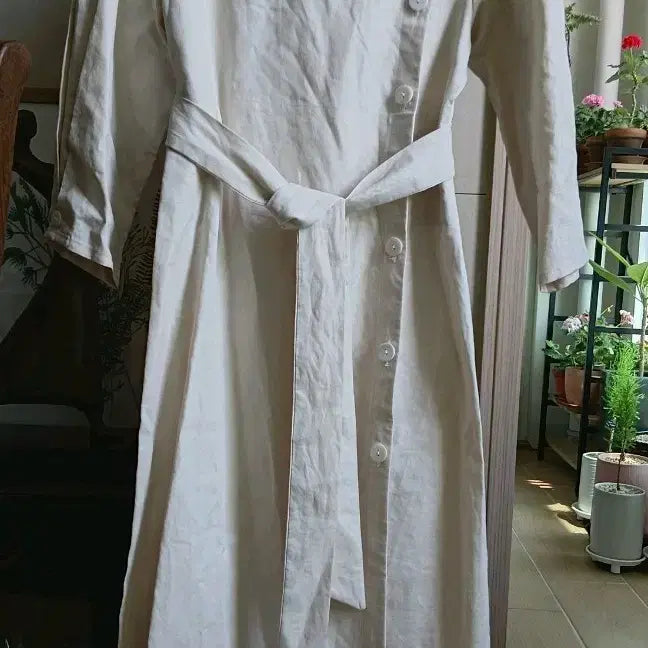 [BUNJANG] JULL-LOG Linen Dress Ivory / JULL-LOG린넨 원피스 아이보리