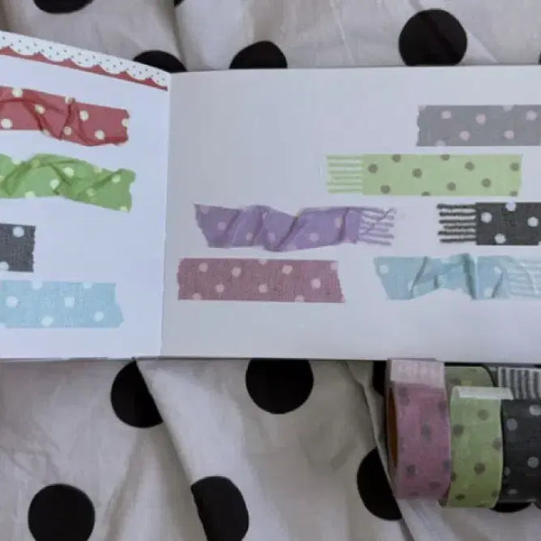 [BUNJANG] Ios Studio Dot Scarf Set Masking Tape 5 Types / 다꾸 처분 아이오스튜디오 I dot목도리 세트 마스킹테이프 5종