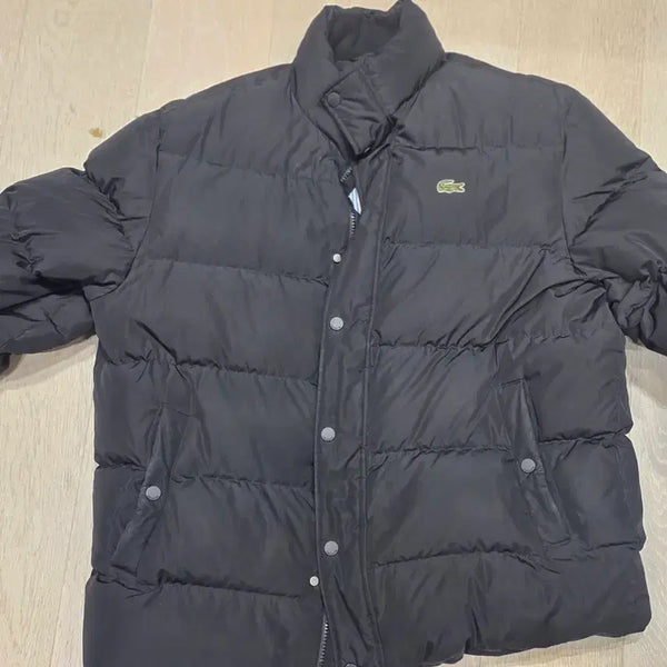 [BUNJANG] Lacoste Live Padded Jacket Black M / 라코스테 라이브 패딩자켓 블랙 M